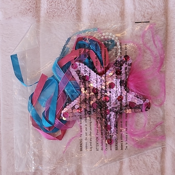 In Character Halloween Mermaid Costume Set, Size Small, Pink and Turquoise - Picture 7 of 11